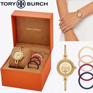 Tory Burch Reva Bangle Set Watch TBW4029